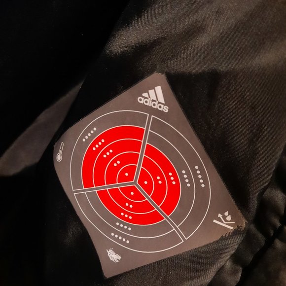 Adidas Ladies Small Black Puffer Coat - Picture 3 of 3